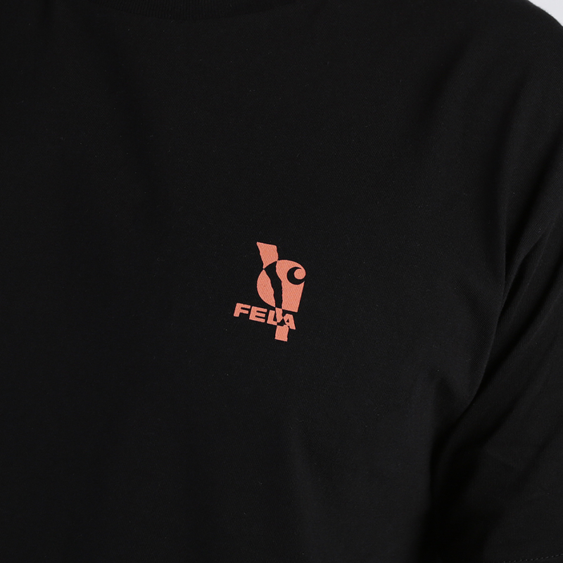 мужская черная футболка Carhartt WIP S/S Power Vegabonds T-Shirt I026847-black - цена, описание, фото 2